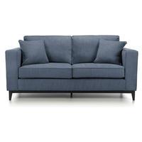 adelaide 3 seater sofa with plinth denim