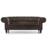 Adele 3 Seater Fabric Sofa Nutmeg