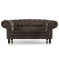 adele 2 seater fabric sofa nutmeg