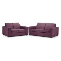 Ada 3 and 2 Seater Suite Plum