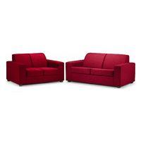 Ada 3 and 2 Seater Suite Red