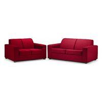 ada 3 and 2 seater suite red