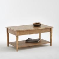 Adelia Solid Ash Oblong Coffee Table