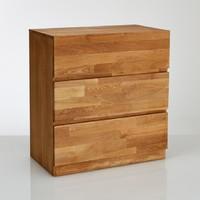 Adélita Joined Solid Oak 3-Drawer Chest