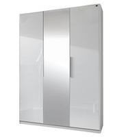 Add On D White Gloss Wardrobe With 2 Doors 1 Mirrors