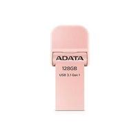 ADATA i-Memory AI920 - USB flash drive - 128 GB - USB 3.1 / Lightning - rose gold