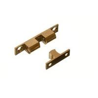 Adjustable Double Sprung Ball Catch Latch Brass 50MM + Screws ( pack of 24 )