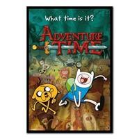 Adventure Time Collage Poster Black Framed - 96.5 x 66 cms (Approx 38 x 26 inches)