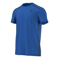 adidas COOL365 TEE - T-Shirt for Men, L, Blue