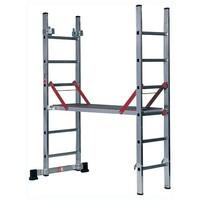 Advanced Youngman Pro Deck Aluminium Combination Ladder & Platform Extension, Steps, Stairway, Platform [Pack of 1] --