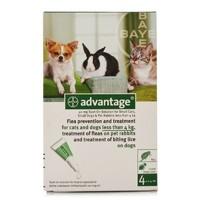 Advantage 40 For Cats Rabbits & Dogs Less Than 4kg