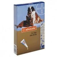 Advocate Spot-on Solution 400 Extra Large Dogs 25-40kg Pack Of 3 Pipettes