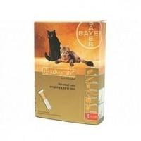 Advocate Spot-on Solution 40 Small Cats Up To 4kg Pack Of 3 Pipettes