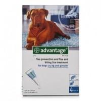 Advantage 400 Spot on for Dogs 25kg+ - 4 Pipettes