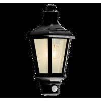 Adalie Half Lantern with PIR Sensor - Black