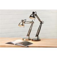 Adjustable Studio Poise Hobby Desk Lamp 35W Black Chrome