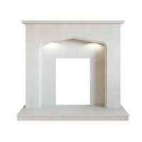 Adriana Manila Micro Marble Fire Surround with Lights
