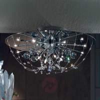 adjela ceiling light extravagant chrome 55 cm