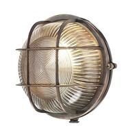 ADM5064 Admiral 1 Light Round Wall Light In Antique Copper