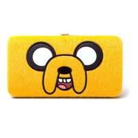 Adventure Time Jake Furry Big Face Girl Hinge Purse Wallet Yellow (gw8960adv)