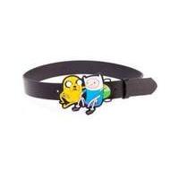 Adventure Time Black Belt With Jake & Finn 2d Buckle Extra Large (bt0mw8adv-xl)