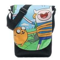 Adventure Time Finn And Jake Top Loader Messenger Bag Black (mbowqdadv)