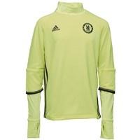 adidas junior cfc chelsea 3 stripe long sleeve mock neck training top  ...