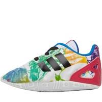 adidas originals baby girls zx flux crib shoes whitecore blackbold pin ...