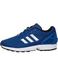 adidas originals junior zx flux trainers equipment bluewhiteblack