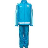 adidas Junior OM Olympique Marseille 3 Stripe Woven Presentation Tracksuit OM Blue/Core White