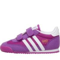 adidas Originals Infant Girls Dragon CF Trainers Shock Purple/White/Shock Purple