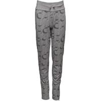 adidas Girls All Over Print Pants Medium Grey Heather/Grey/White