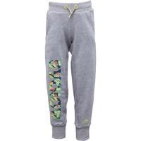 adidas Junior Rock It Knitted Cuffed Sweat Pants Medium Grey/Frozen Yellow