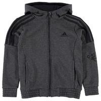 adidas 3 Stripe Logo Hoody Junior Boys