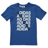 adidas Repeat Line T Shirt Junior