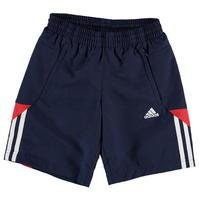 adidas Tri Colour Woven Shorts Junior Boys