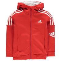 adidas 3 Stripe Logo Hoody Junior Boys