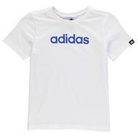 adidas linear logo t shirt junior boys