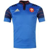 adidas France Rugby Home Shirt 2015 2016 Junior