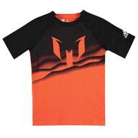 adidas Messi Graphic T Shirt Junior Boys