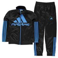 adidas 3 Stripe Max Polyester Junior Boys Tracksuit