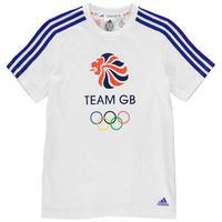 adidas Team GB Logo T Shirt Junior Boys