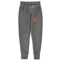 adidas tapered logo fleece pants junior boys