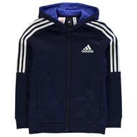 adidas 3s logo full zip hoodie junior