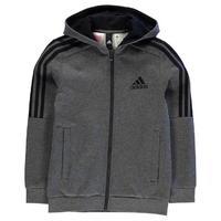 adidas 3s logo full zip hoodie junior