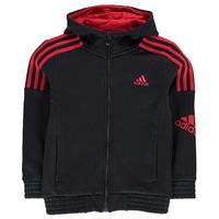 adidas 3S Logo Full Zip Hoodie Junior