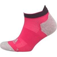 adidas Womens Run Energy Cushioned No Show Running Socks Shock Pink/Medium Grey