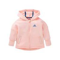 adidas Young Girls Full Zip Hoodie