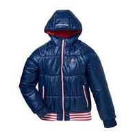 adidas zip up padded coat