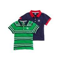 admiral boys pack of 2 polo shirts